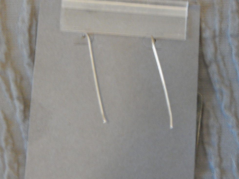 Thumbnail: Silver and citrine earrings