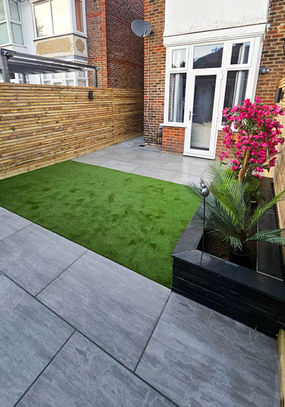 Slat fencing in Hilsea