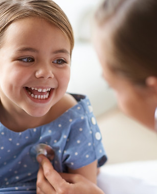 Girl at the Pediatrician