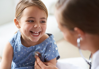 Girl at the Pediatrician