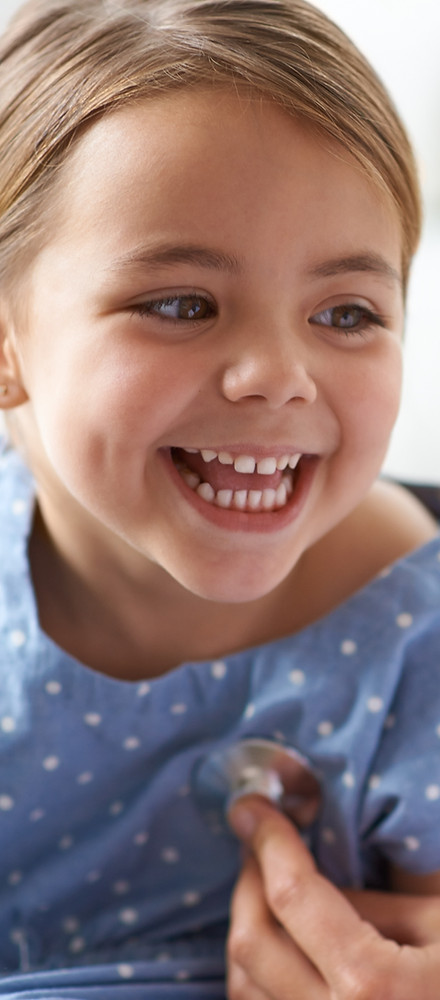 Girl at the Pediatrician
