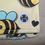 Thumbnail: Bee Sherpa Fleece Dog Blanket.