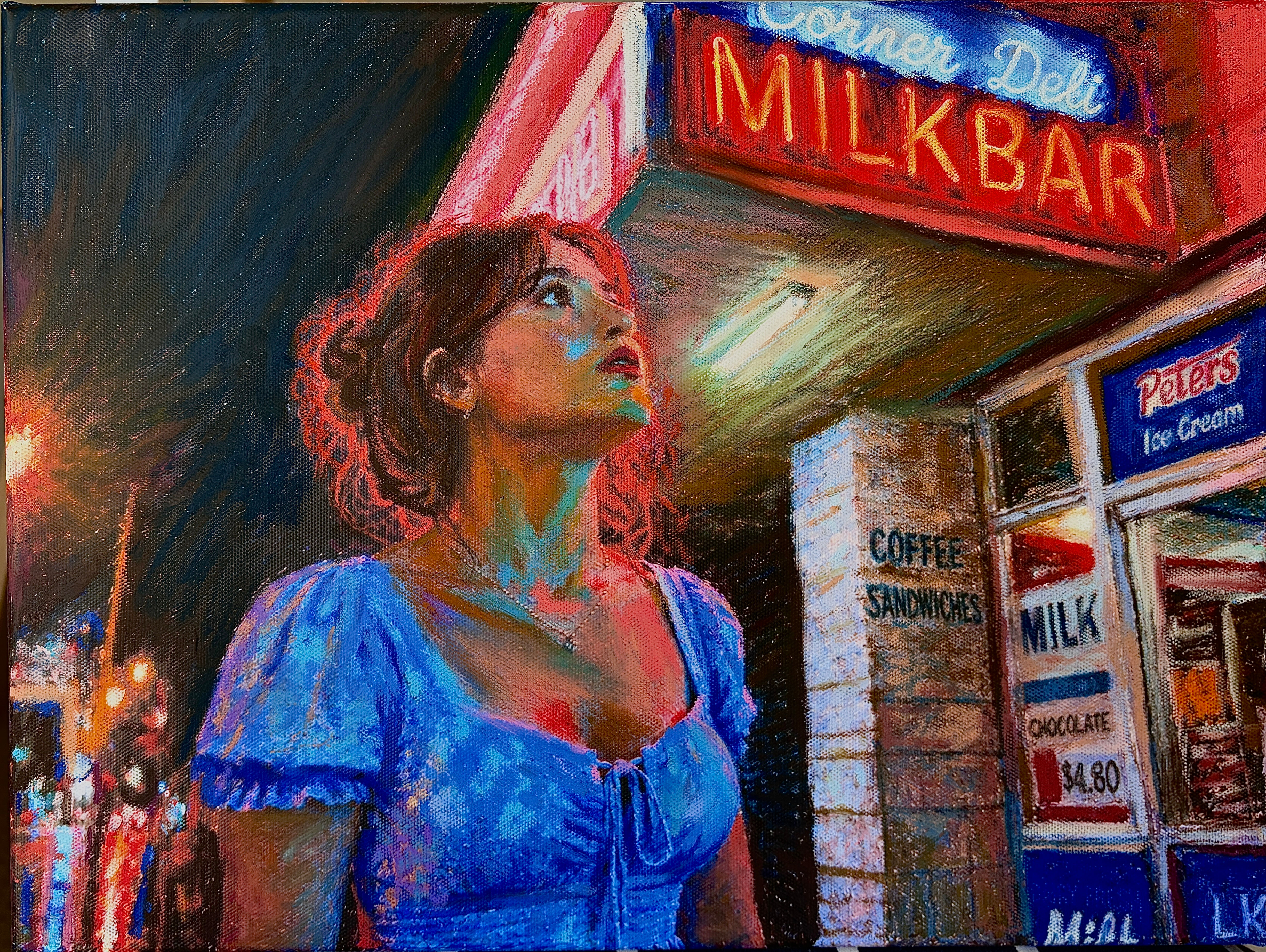 "First Date: The Farmer's Daughter" Giclée Print