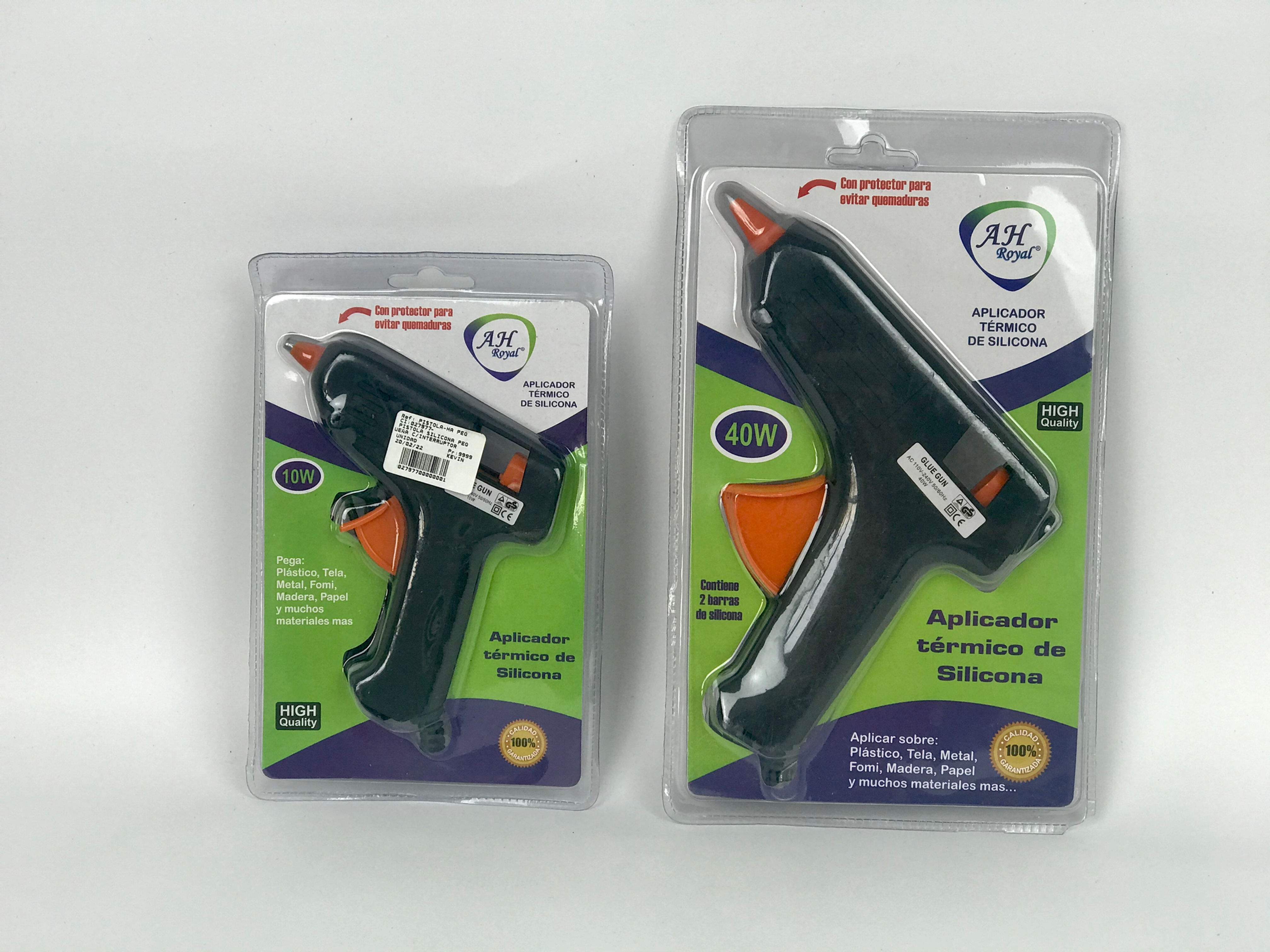 Pistola Silicona AH Royal Grande y Pequeña