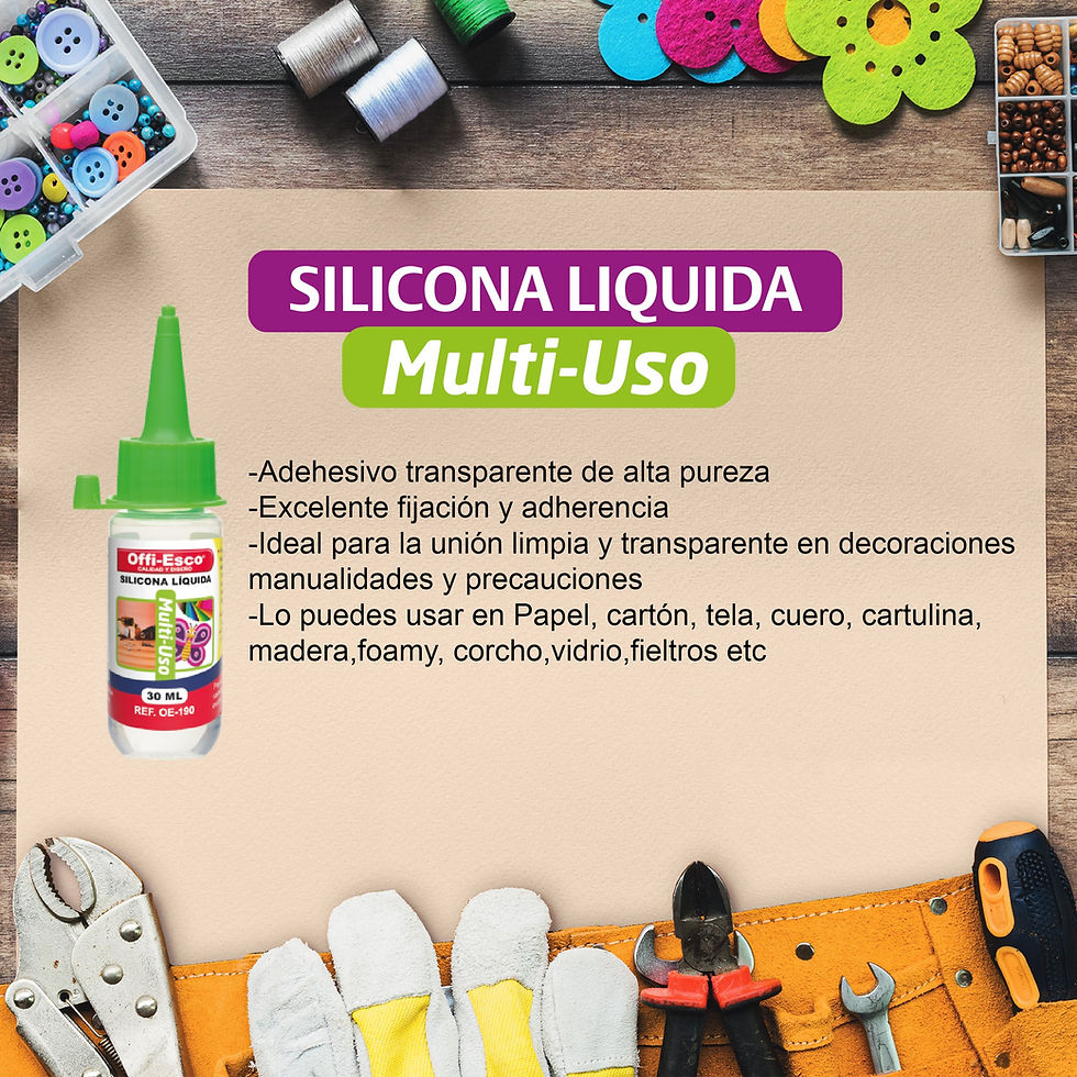Miniatura: Silicona Líquda Offi-Esco En Diferentes Tamaños