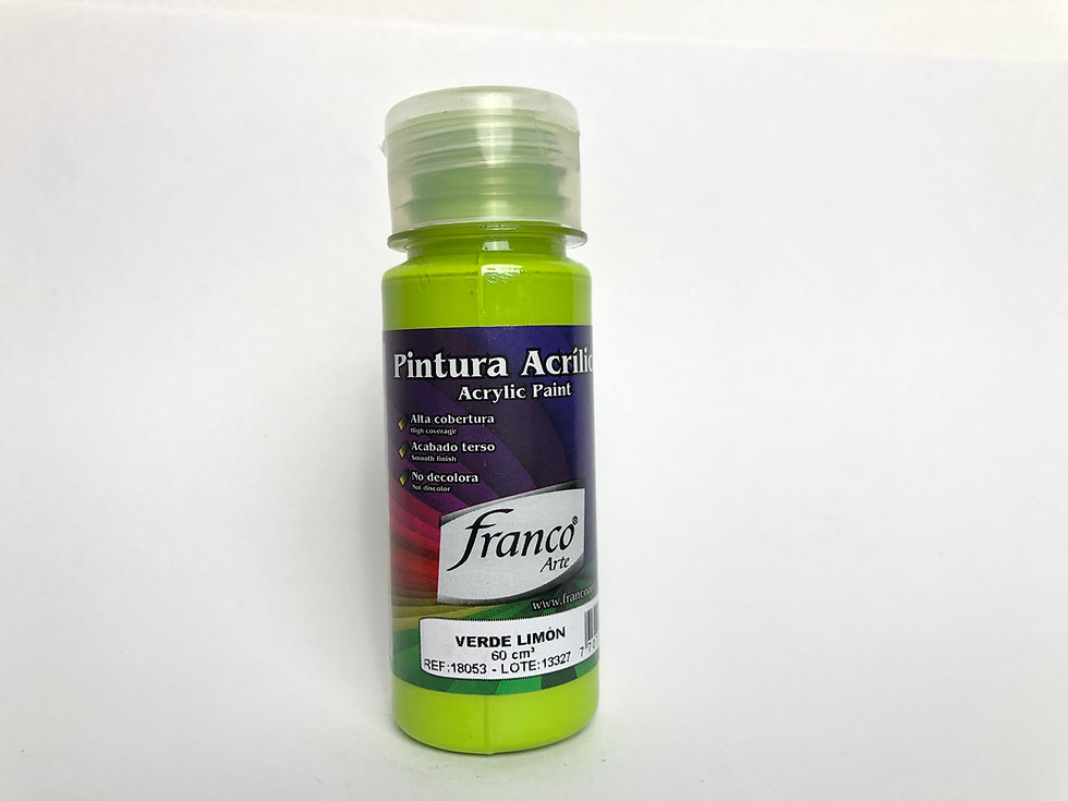 Miniatura: Pintura Acrílica Franco Arte Tonos Verdes