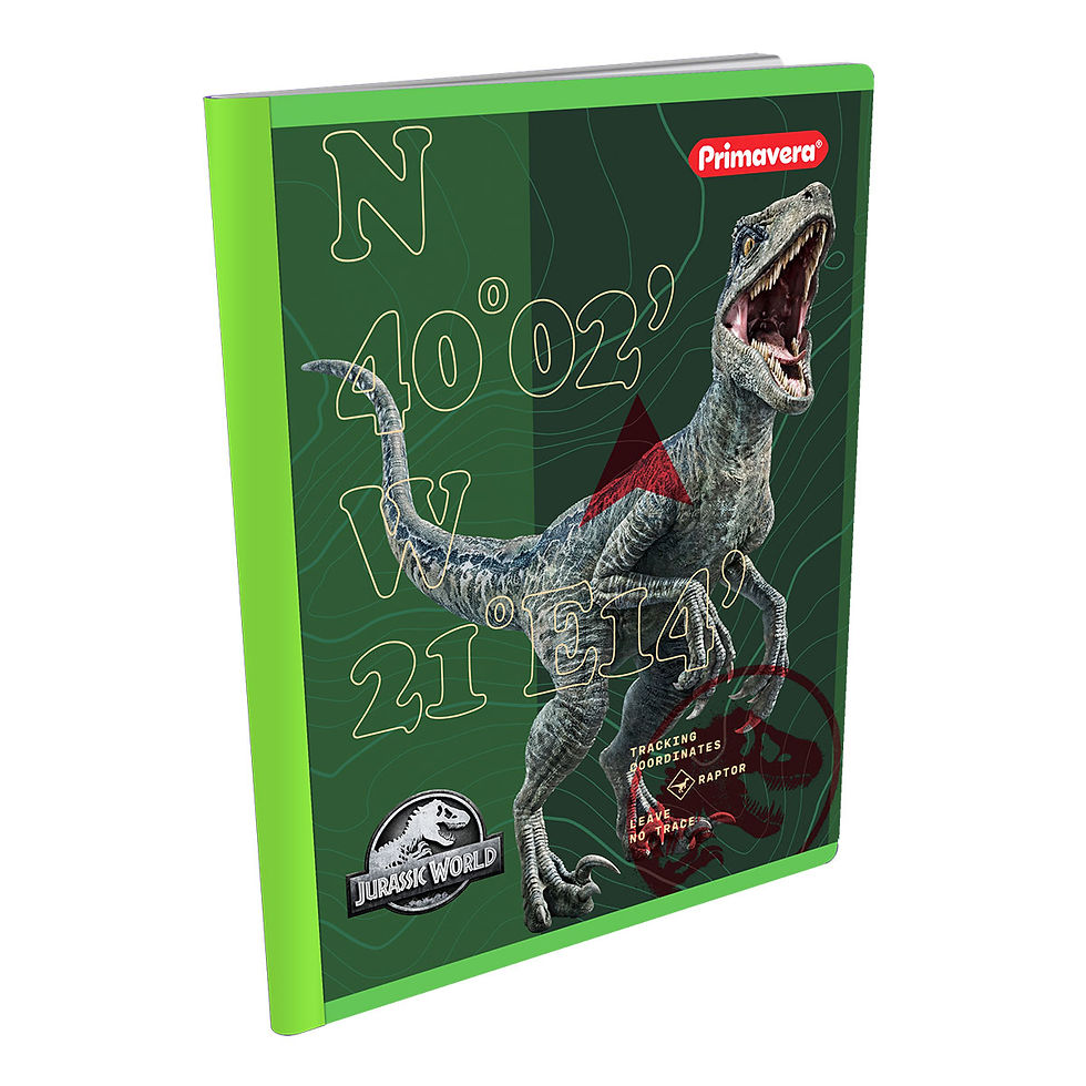 Miniatura: Cuaderno Cosido Jurasic Primavera
