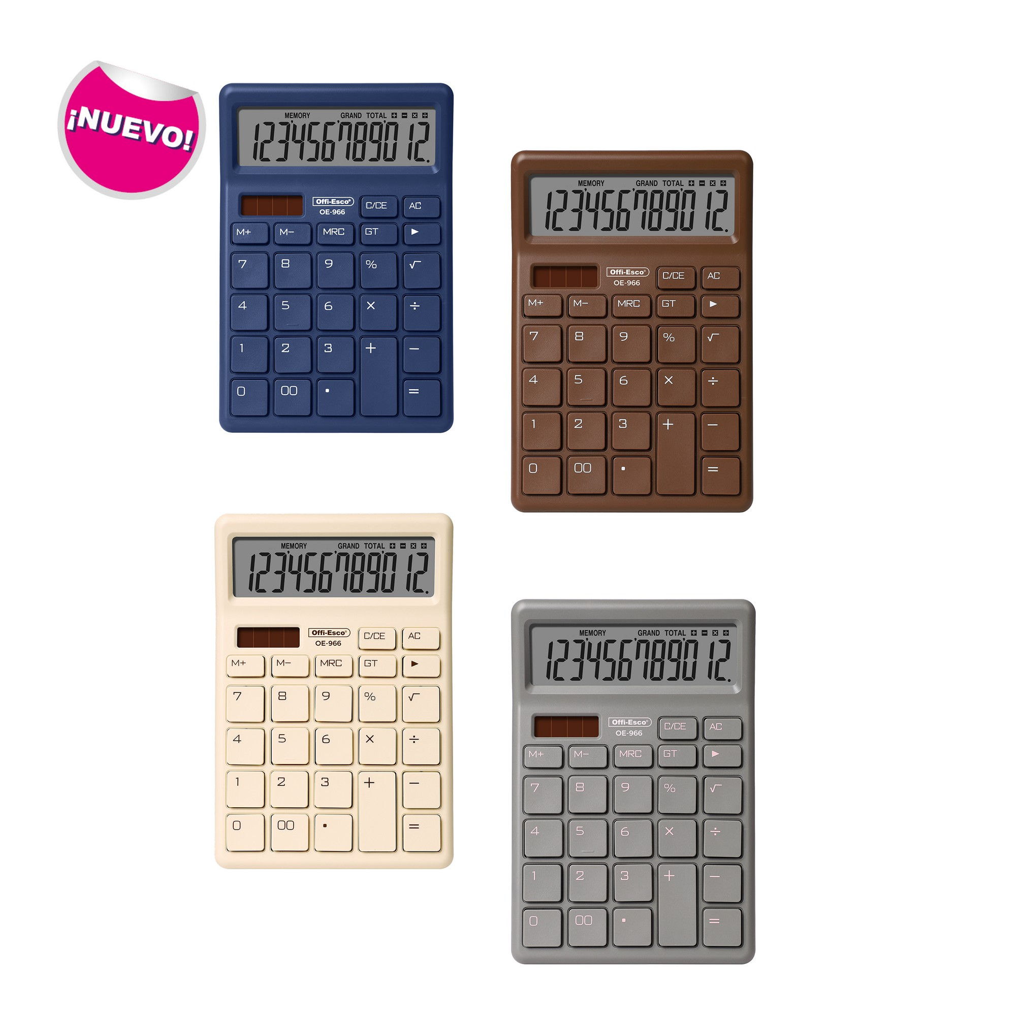 Calculadora Offi-Esco OE-966 12 Digitos