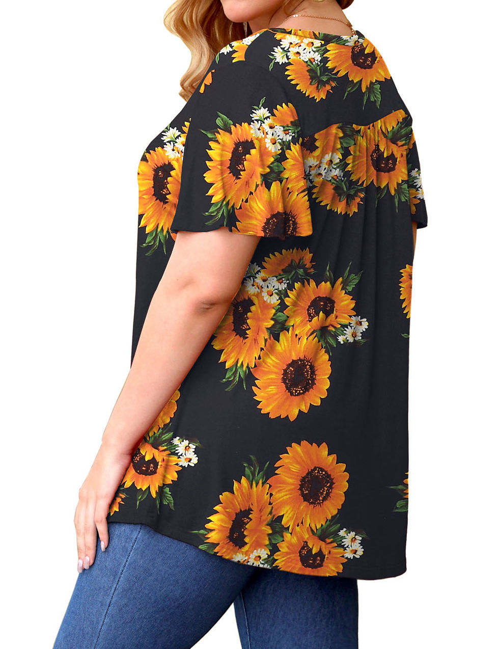 Thumbnail: Tralilbee Women's Plus Size Tops Short Sleeve Casual Summer T Shirts 15