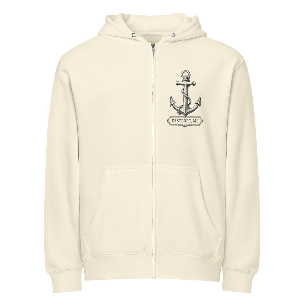 Thumbnail: Premium full zip hoodie light Capen Cottage