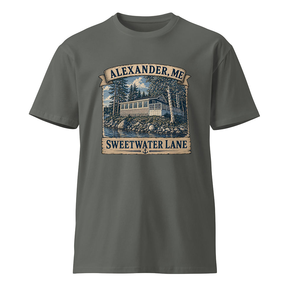 Thumbnail: Unisex premium t-shirt Sweetwater Lane 2