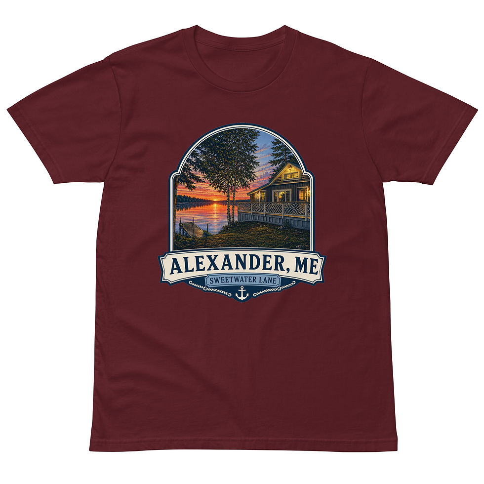 Thumbnail: Unisex premium t-shirt Sweetwater Lane