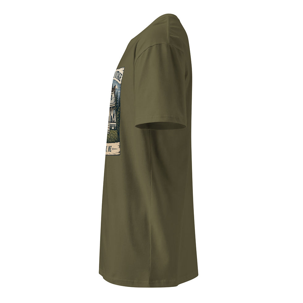 Thumbnail: Unisex premium t-shirt Shore Road Cottage 2