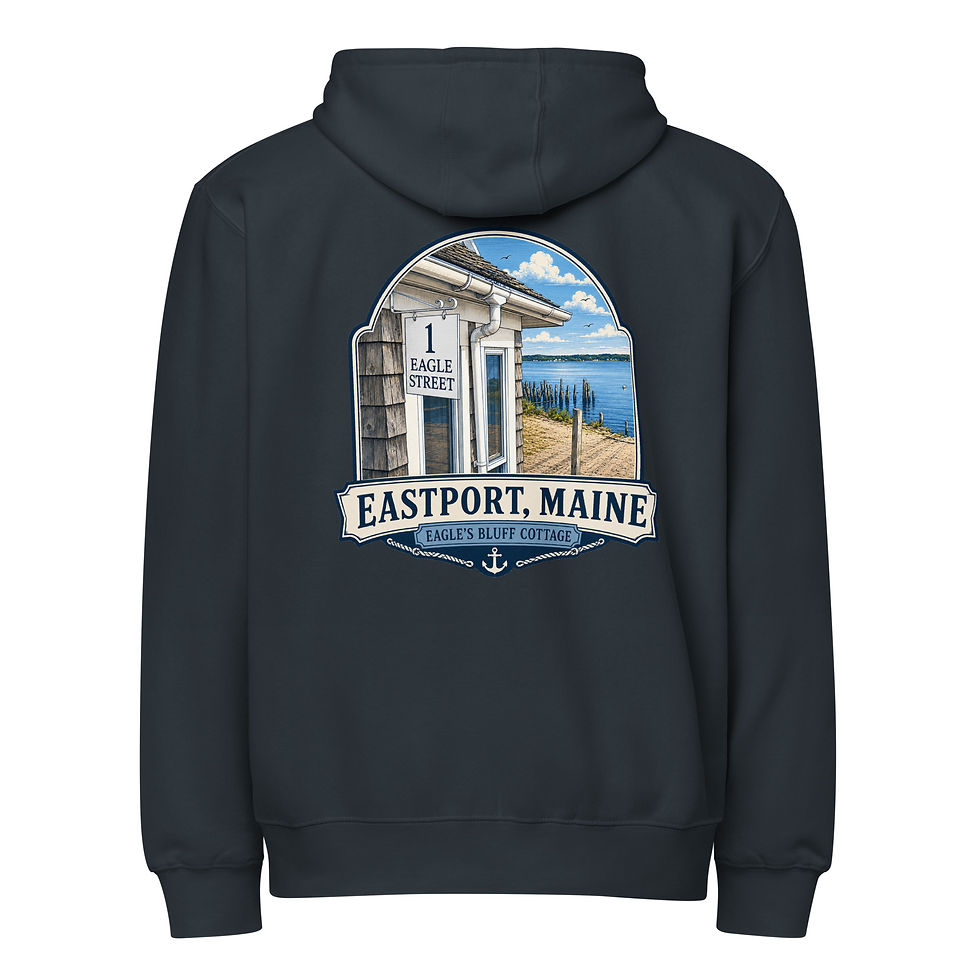 Thumbnail: Premium full zip hoodie dark Eagles Bluff