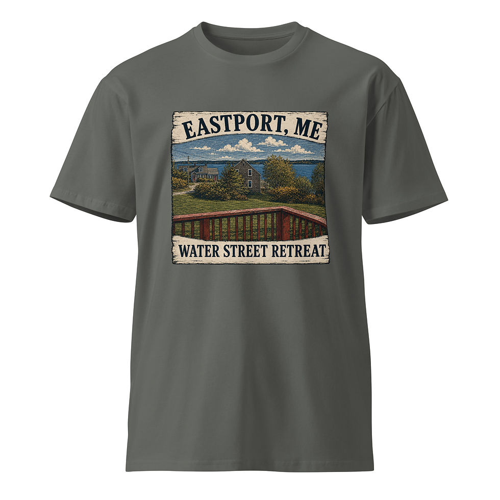 Thumbnail: Unisex premium t-shirt Water Street Retreat 2