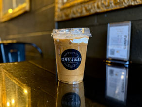 Dreamy Bean seasonal espresso drink at Coffee & Bark