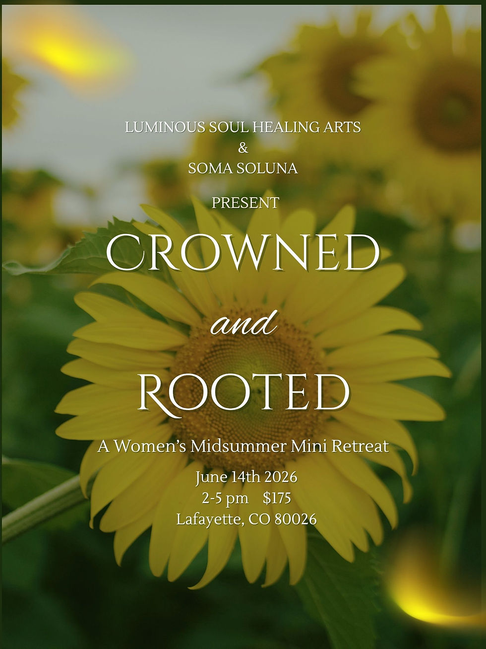 Crowned and Rooted - A Women's Mid-Summer Mini Retreat