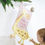 Thumbnail: Giraffe Baby's First Christmas Stockings, Pink