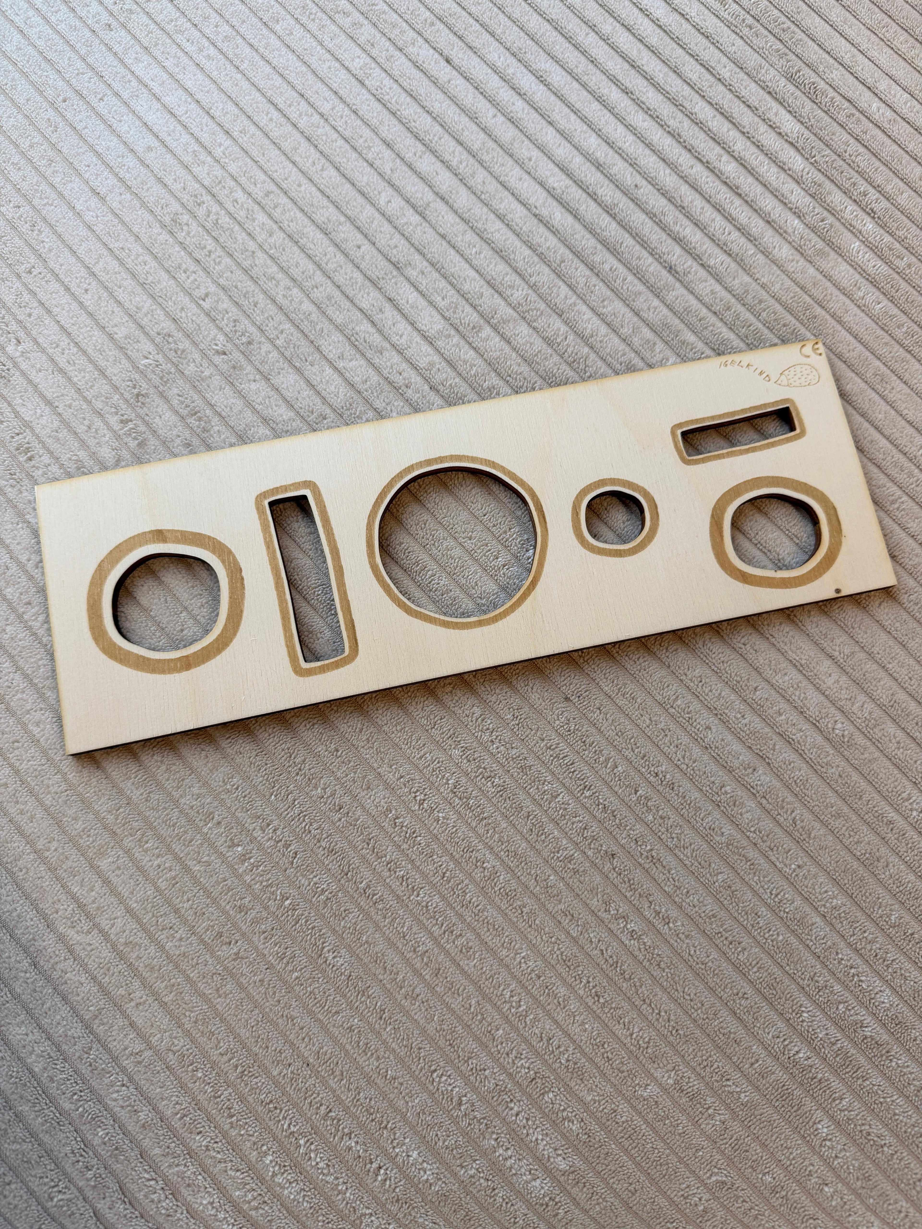 Experimentierplatte, rechteckig - Flohmarkt