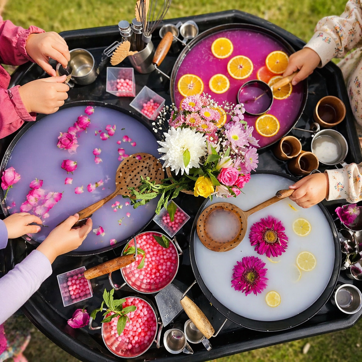 Sensory Play - Frühling mit allen Sinnen entdecken