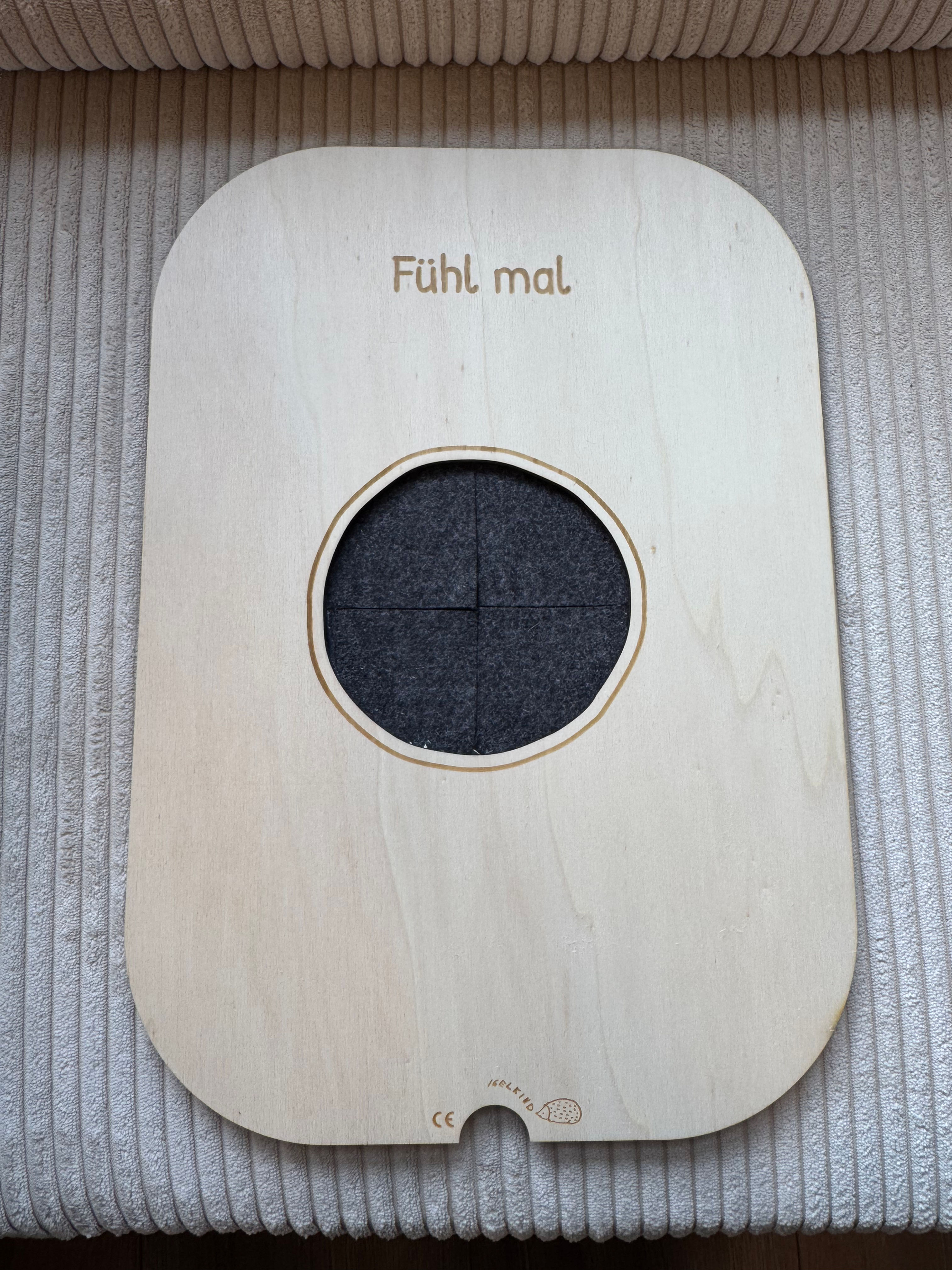 Fühlplatte, groß - Flohmarkt