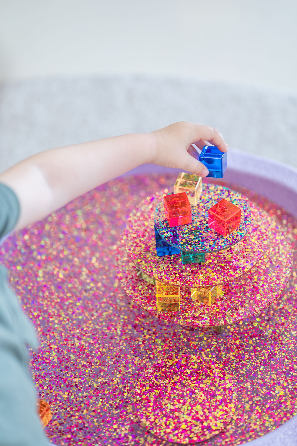 Thumbnail: Glitzerturm (3er Set)