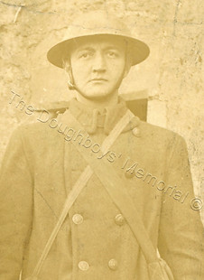 HQ Company 166th Infantry 42nd Division AEF FRANCE Band WW1 Helmet Gas Mask.jpg