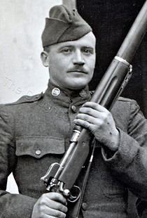 James Patrick Cullen 342nd Infantry Company C 86th Division AEF France WW1 US Soldier Prairie du Chien Wisconsin USA