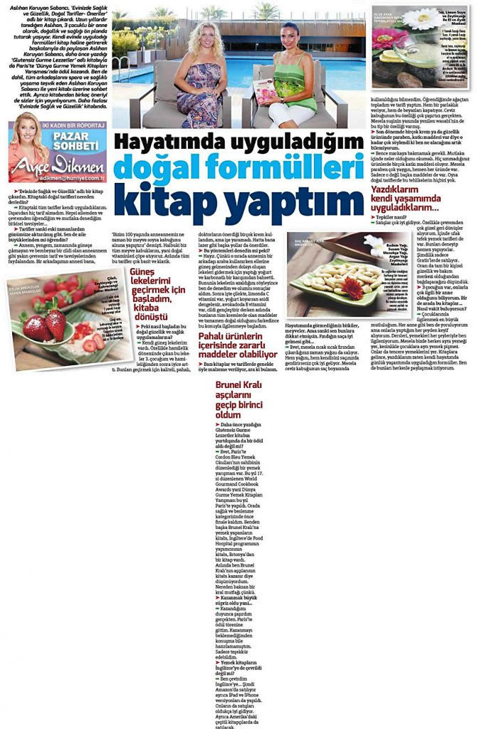 Aslıhan Koruyan Sabancı Hürriyet Gazetesi