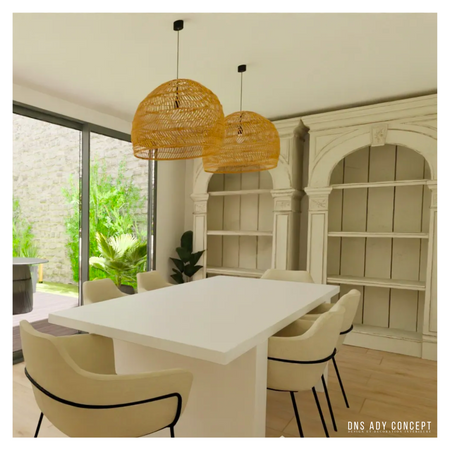 Aménagement salle à manger, décoratrice intérieur Yvelines