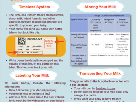 How to Pump, Store, and Transport your Breastmilk to the Hospital Safely