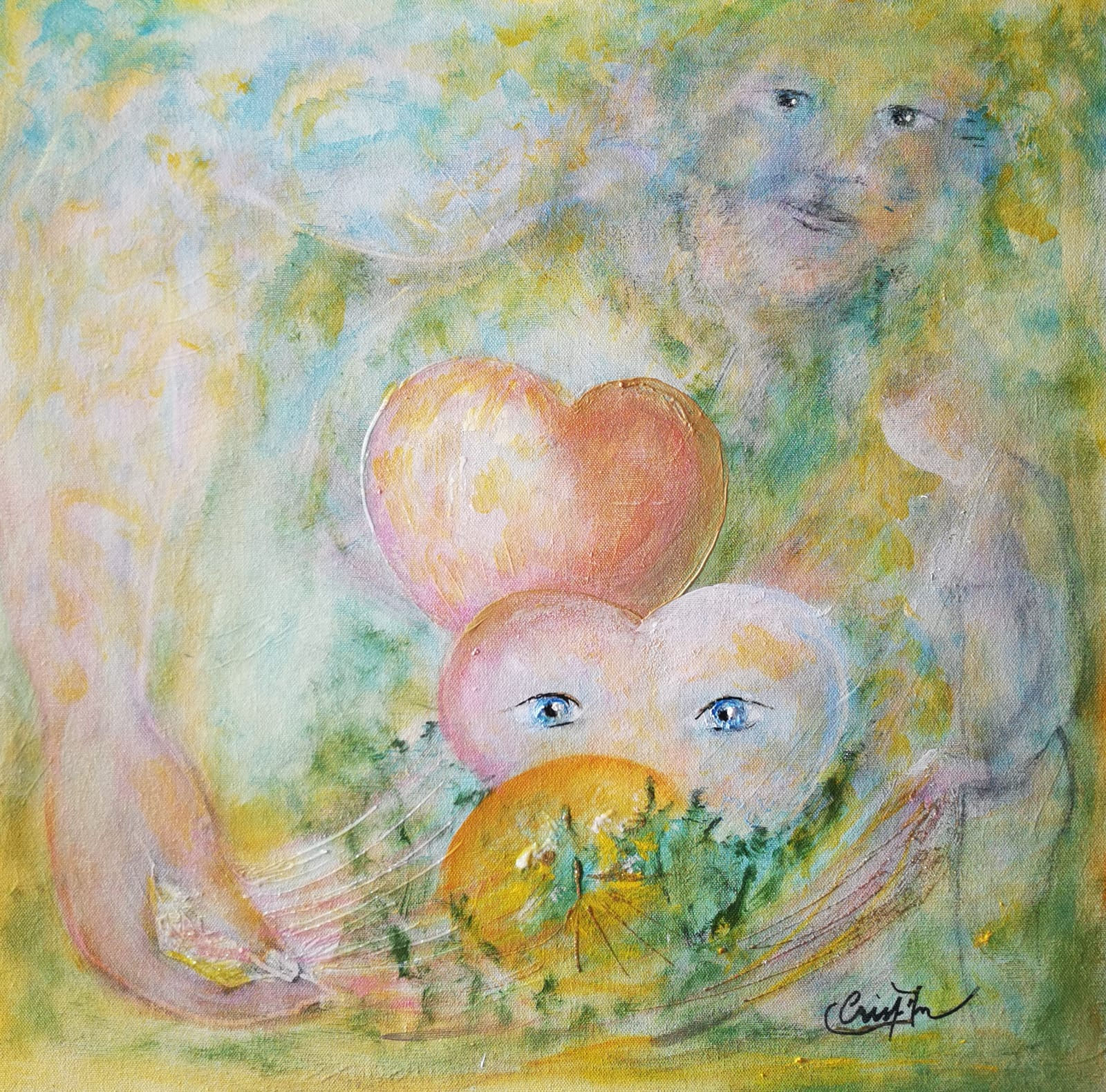 Tableau personnalisé "Esprit de la Forêt" 50x50cm
