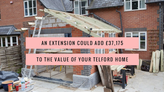 An extension could add £37,175 to the value of your Telford home