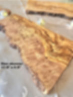  Rustic Live Edge Olive Wood Cheese Board Product Image
