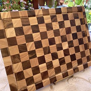 checkered cutting board