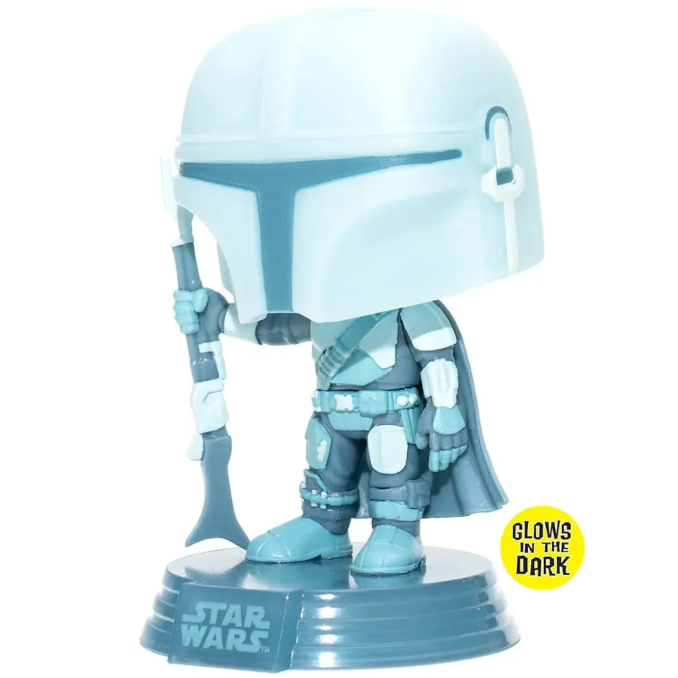 Thumbnail: Star Wars: The Mandalorian Hologram Glow-in-the-Dark Pop! Vinyl Figure #345