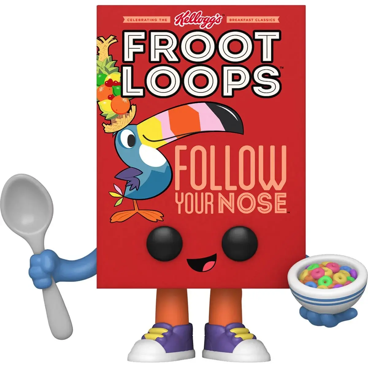 Kelloggs Froot Loops Cereal Box Pop! Vinyl Figure #186