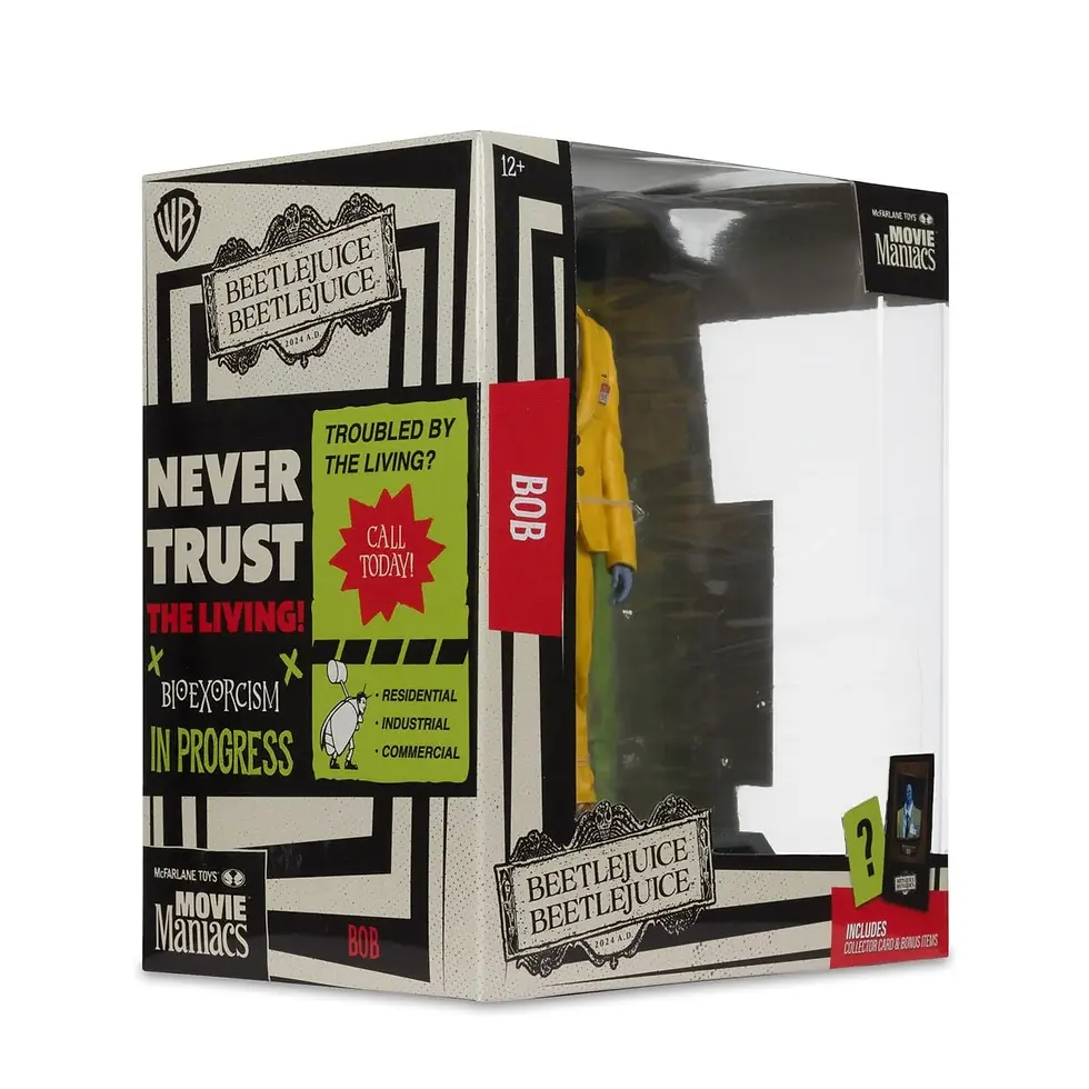 Thumbnail: Movie Maniacs Beetlejuice Beetlejuice Bob the Shrinker 6-Inch Posed Figure