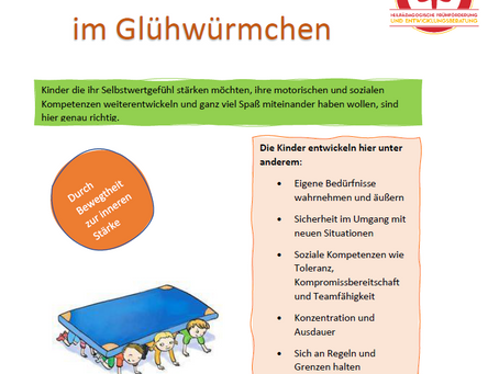 Die neue Psychomotorik-Gruppe startet ab Oktober