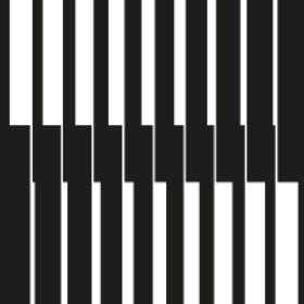 Piano Keys Black
