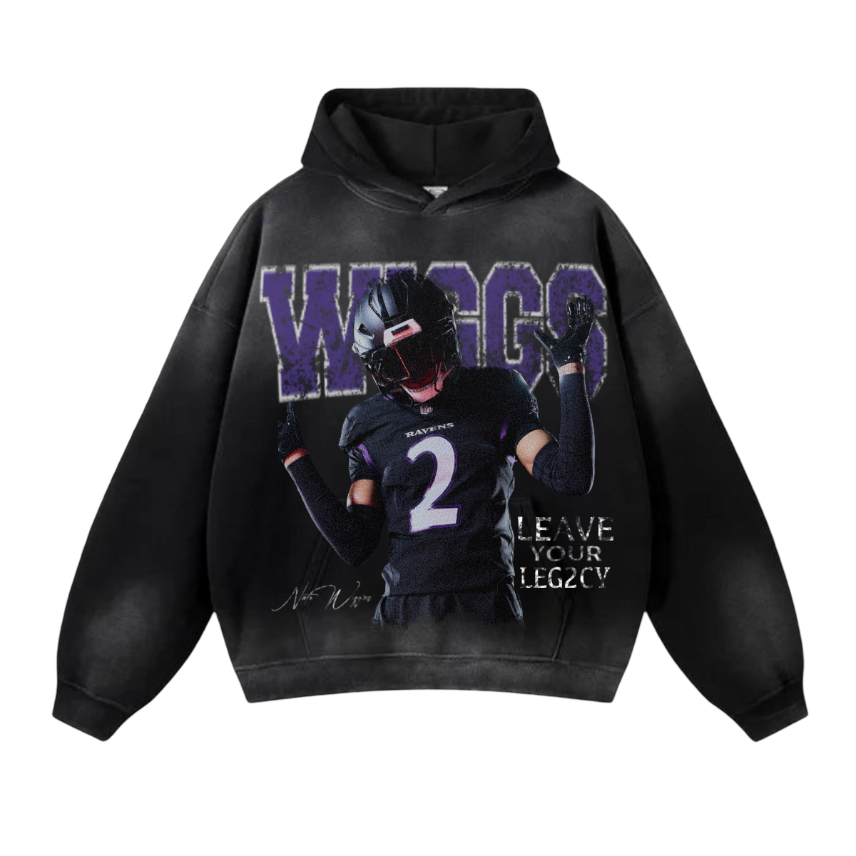 WIGGS LEAVE YOUR LEG2CY HOODIE (BLACK)