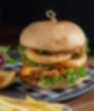 Pulled Pork & Onion Rings Sandwich image