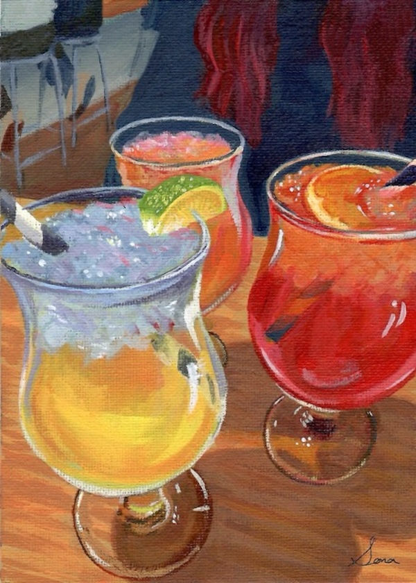 Drinks with Friends - Larger Prints
