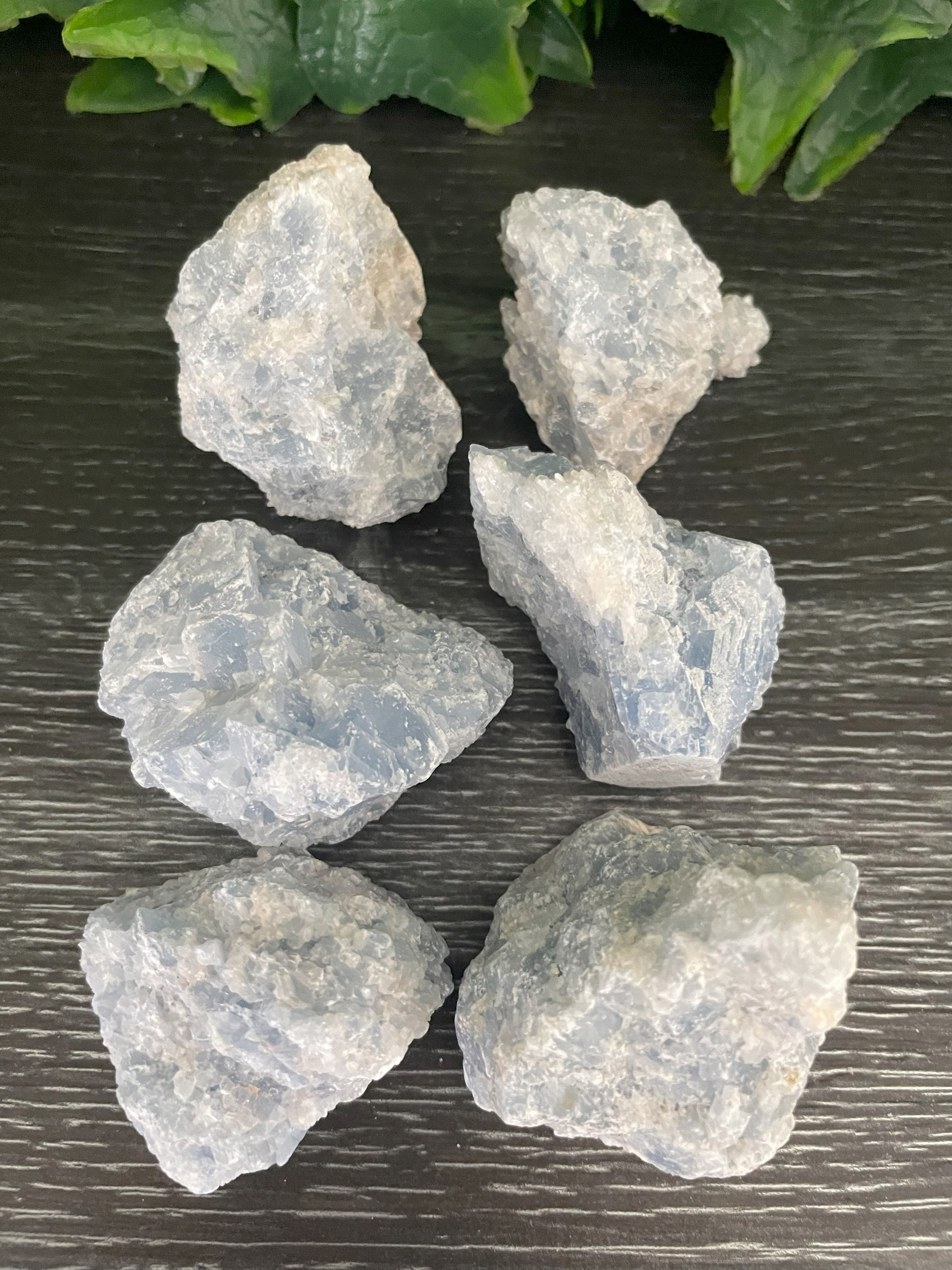 Blue Calcite Crystal Small Natural