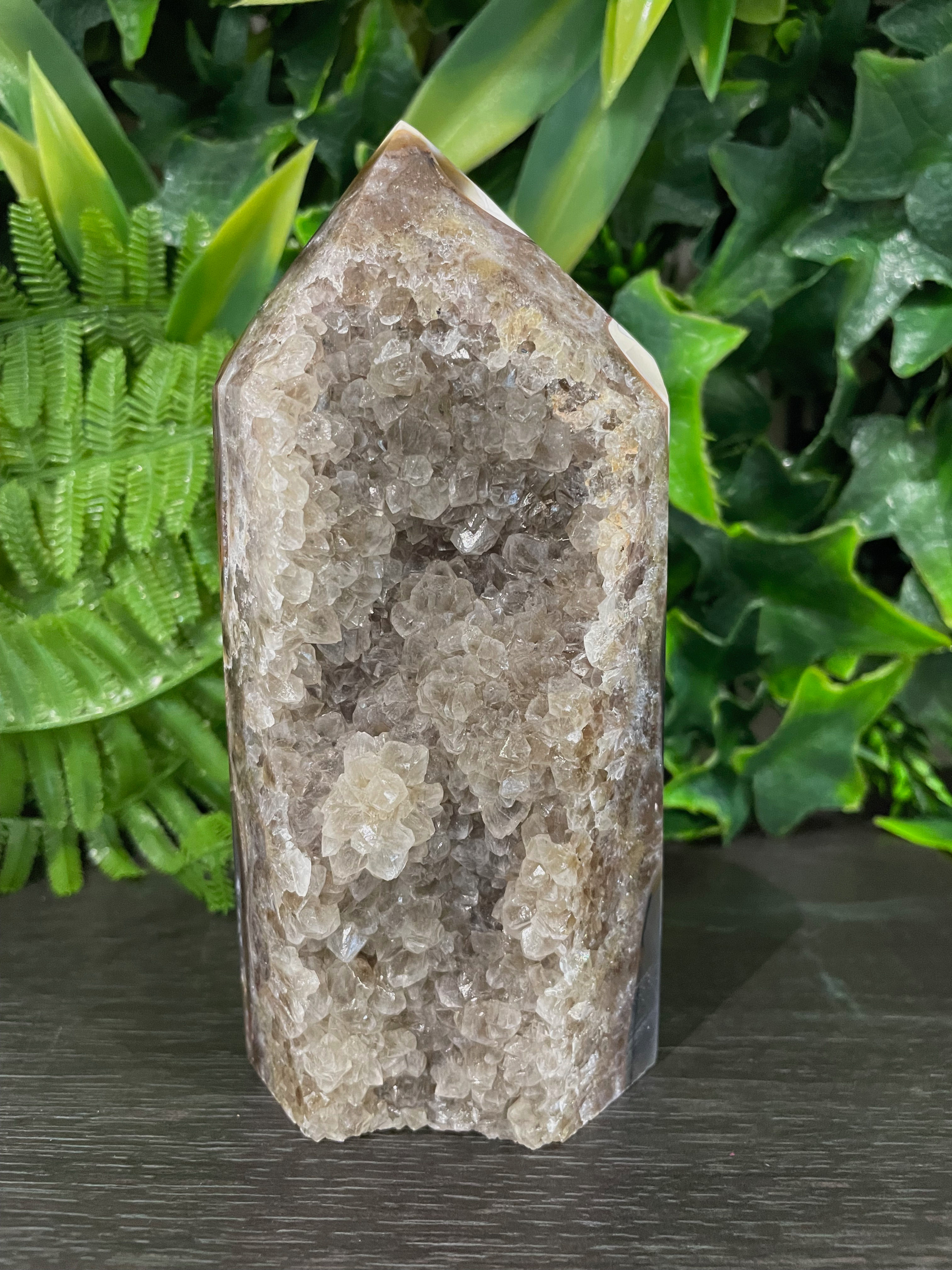 Natural Agate Polished Point