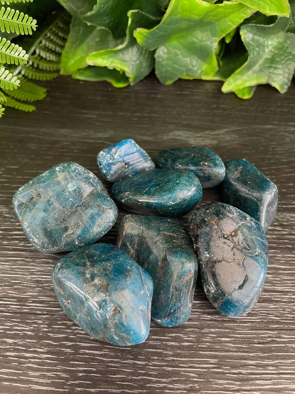 Apatite Crystal Tumble stone