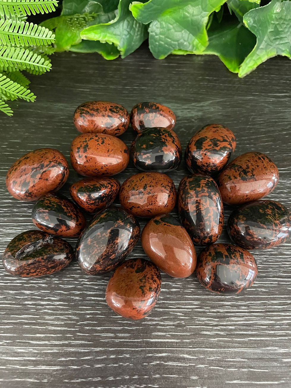 Mahogany Obsidian Crystal Tumble Stone