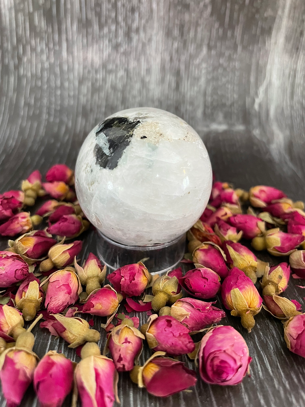 Rainbow Moonstone Crystal Sphere Small