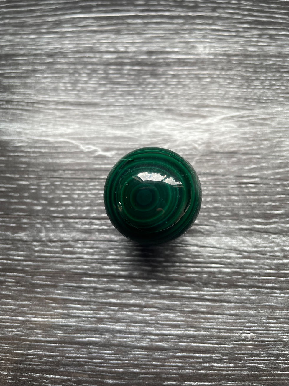 Malachite Crystal Sphere
