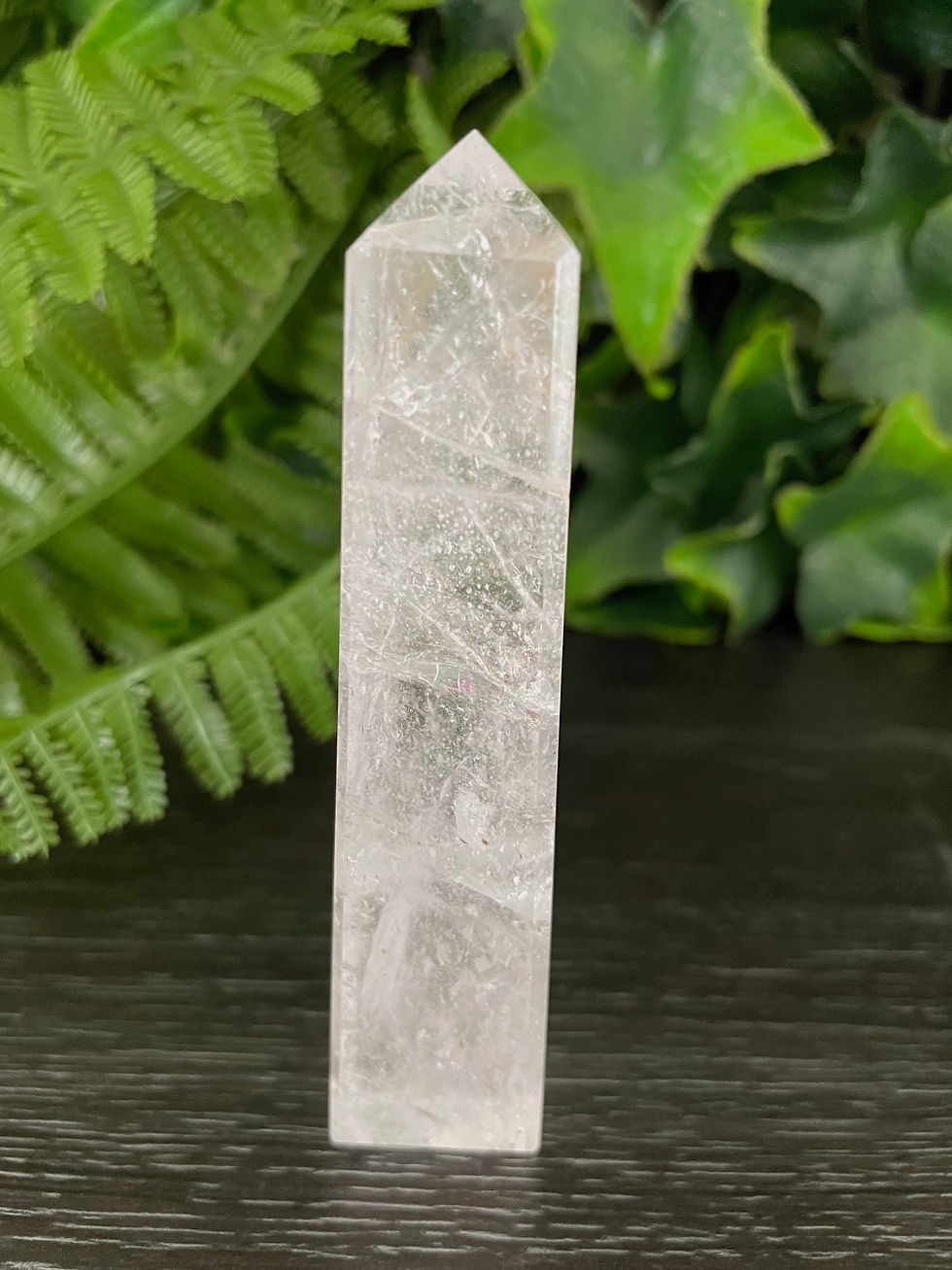 Clear Quartz Crystal Generator Point